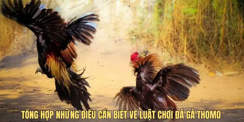 Tổng hợp những điều cần biết về luật chơi đá gà Thomo